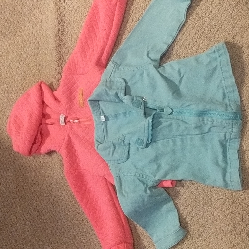 2 baby jackets